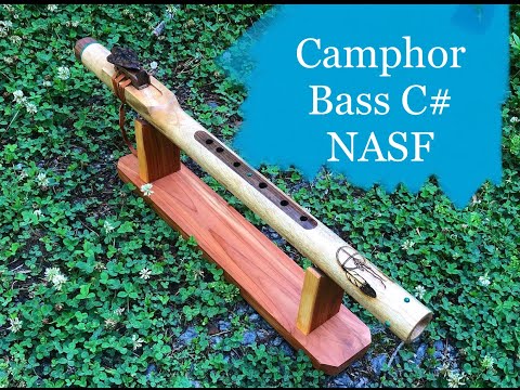 Camphor C# Native American Style Flute Tuned to 440 Htz