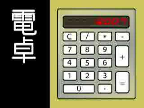 【初音ミク 】 電卓　Pocket Calculator/Dentaku Kraftwerk 【STEREO】
