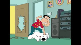 Family Guy ~  quagmire gets mad at Brian