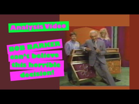 Bob Barker Loses Composure on The Price is Right "Showcase."
