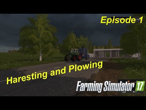 FS17 | Sosnovka | Timelaps | Harvesting and Plowing | Episode 1