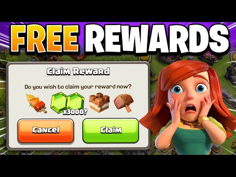 Claim 3000 FREE Gems & Magic Snacks Rewards by Supercell in Clash of Clans!