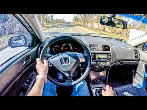 2004 Honda Accord (2.0 i-VTEC 155 hp) | POV Test Drive #2373 Joe Black