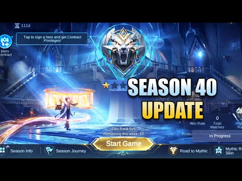 Season 40 Skin, Seasonal Contracts and Emblem Adjustments - Advance Server Patch
