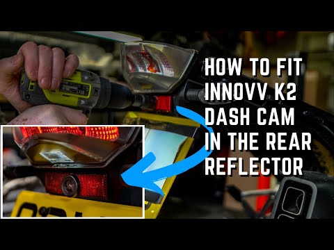 How To Fit the INNOVV K2 Rear Dash Cam in the Reflector