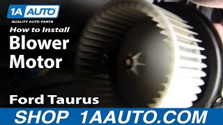 How to Replace Blower Motor with Fan Cage 96-07 Ford Taurus