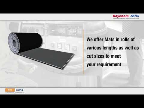 Raychem Electrical Mat High Voltage Insulating Safety Floor Mat