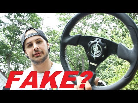 Fake sparco steering wheel???