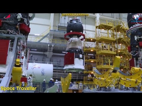 The Soyuz MS-20 Spacecraft Docked With The Transfer Compartment