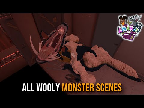 All Wooly MONSTER Scenes | Amanda the Adventurer 3