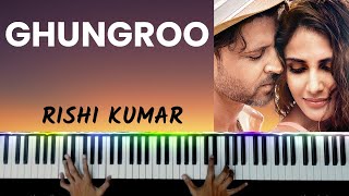 Ghungroo Piano Instrumental  Karaoke With Lyrics  