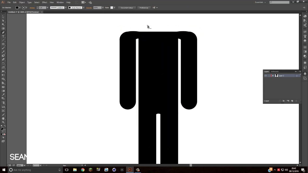 Illustrator Film Poster (Viktor Hertz Style) | Indiana Jones