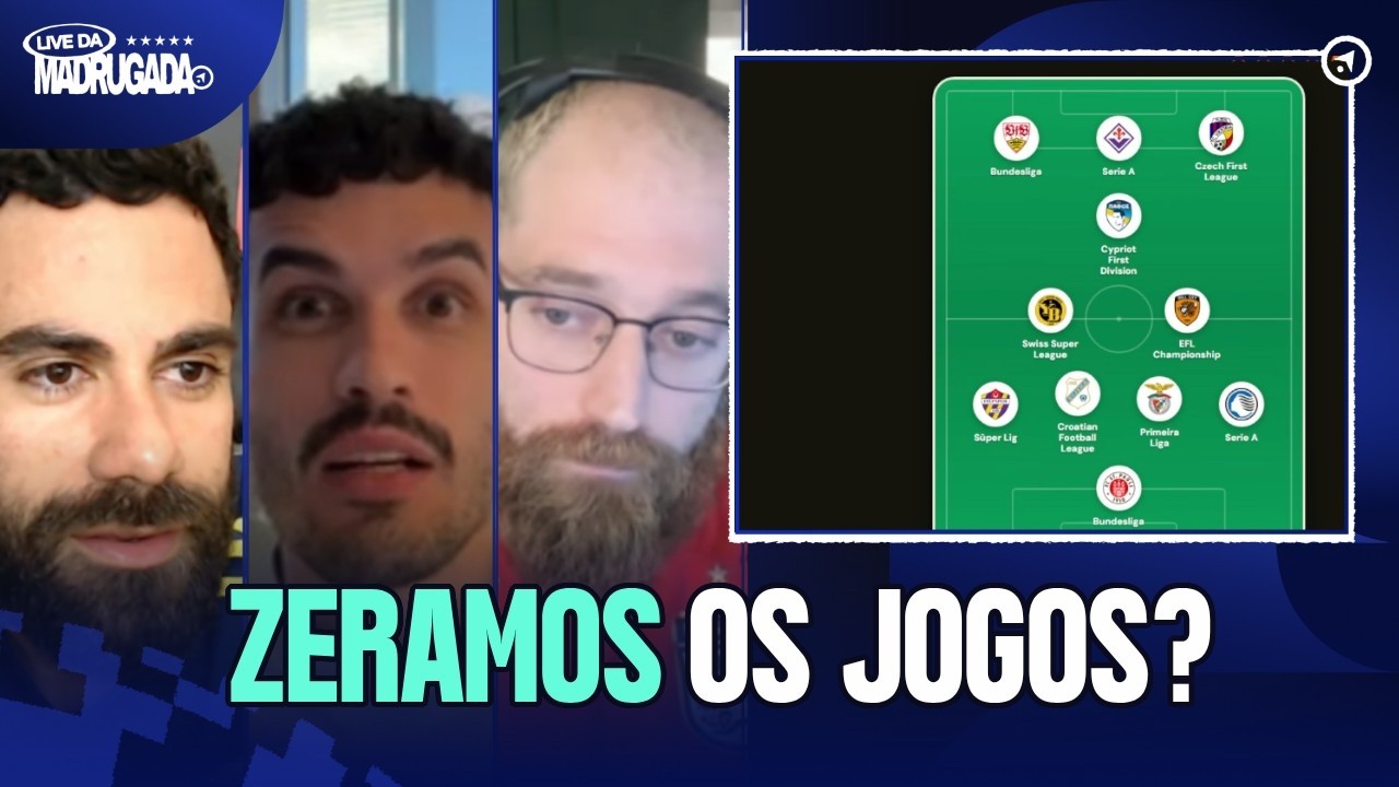 ZERAMOS OS GAMES? ALLAN, BRUNINHO E FOLHA DISPUTAM JOGOS DA COPA DO MUNDO! | LIVE DA MADRUGADA