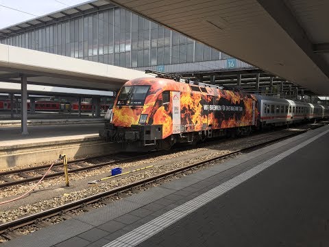 Feuer am IC 2082! - 182 572 "Wir brennen für das was wir tun" am IC 2082 "Königsee"