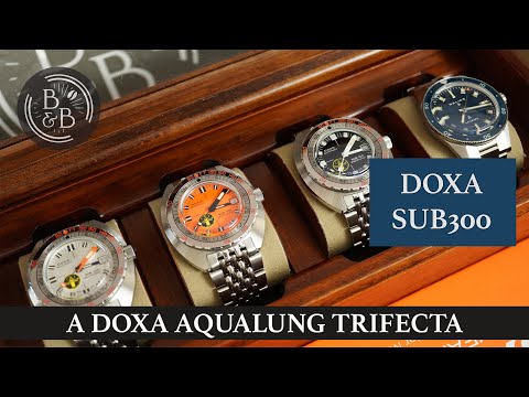 Doxa SUB 300 Aqualung 50th Anniversary L.E - A Doxa Trifecta: Professional, Searambler, Sharkhunter
