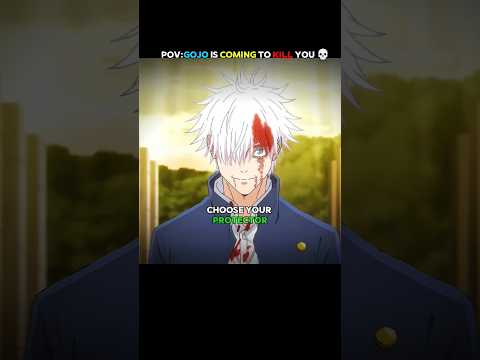Pov:Goio is coming to kill you💀 Choose your protector.#anime #manga#gojo#naruto#luffy #sukuna#shorts