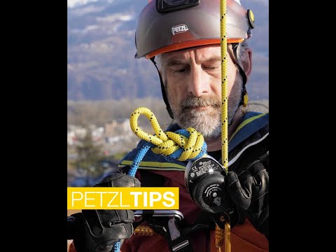 #PetzlTips - Passing a rope joining knot on your way down