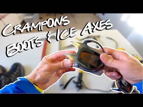 Mountaineering Boots, Crampons, and Ice Axes for Guides