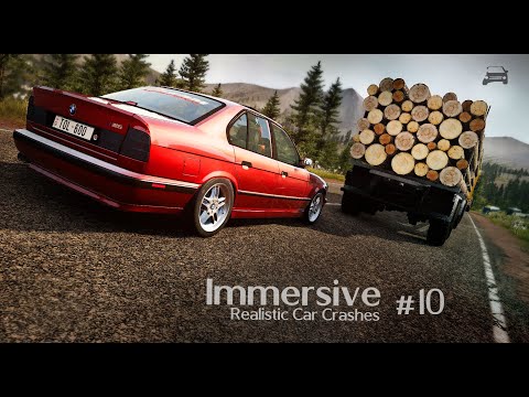 Immersive Realistic Car Crashes #10 - BeamNG Drive