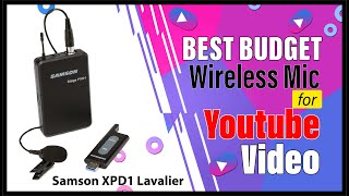 Video thumbnail for Best Budget Wireless Mic for Youtube Video - Samson XPD1 Lavalier by EZee Media