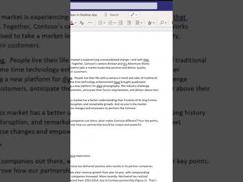 Have Microsoft AI format your #Word Doc! #Shorts #TechTips #learning