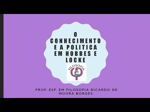 O conhecimento e a politica em Hobbes e John Locke