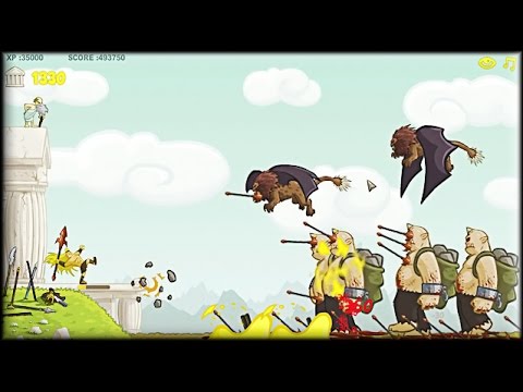 Clash of the Olympians - Game Walkthrough (spearman 1-20 lvl + boss fight) - YouTube
