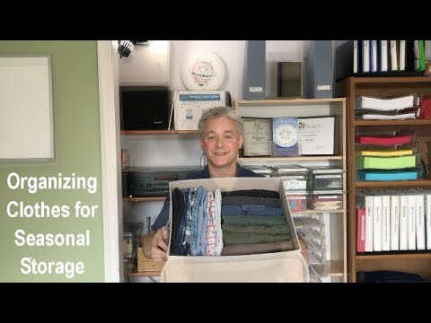 Organizing Clothes for Seasonal Storage
