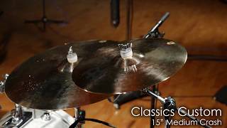 Video thumbnail for Meinl Cymbals CC15MC-B Classics Custom 15" Medium Crash Cymbal by MEINL Cymbals - Official Product Videos