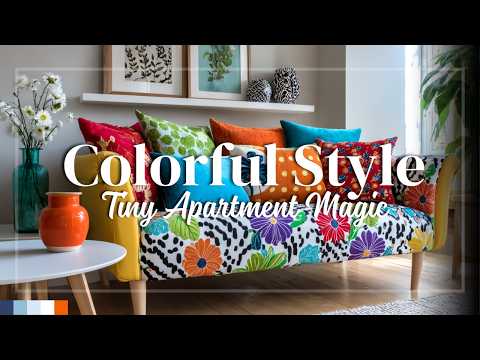 Colorful Eclectic Tiny Apartment Decor 🌿 Smart Sophistication Without Losing Comfort