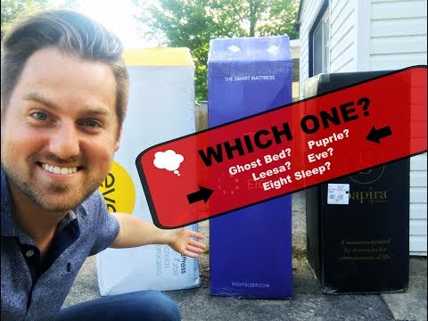 🔴2019 Purple Bed vs. Eight Sleep vs. Eve Sleep vs. Ghost Bed vs. Leesa Mattress Review