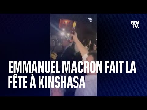 La dernière soirée de la tournée africaine d'Emmanuel Macron critiquée par les internautes