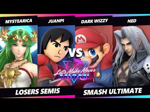 Let's Make Moves Miami Losers Semis - Mystearica & Juanpi Vs. Dark Wizzy & Ned - SSBU Ultimate