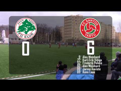 6. voor 2017: Tartu FC Santos - FC Elva 6:0