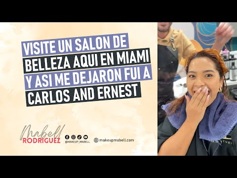 Visite un salon de belleza aqui en Miami y asi me dejaron 😳😮‍💨 fui a Carlos and Ernest 🫣👀…