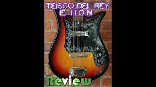 Video thumbnail for 1960s Teisco Del Rey E-110N Tulip Made In Japan by JandW Music
