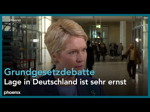 Manuela Schwesig zur Grundgesetzdebatte im Bundestag am 14.03.25