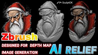 El futuro de la generación de relieve 3D, complemento AI Zbrush