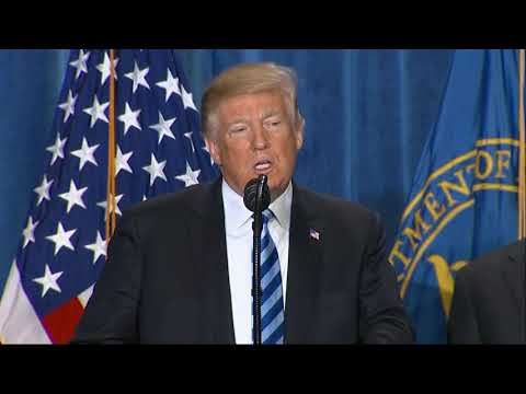 President Donald Trump says he's taking steps to lower prescription drug prices. Trump said that for decades other countries have rigged the system so Americans pay more. He says Americans are now going to pay the prices other countries pay. (Oct. 25)