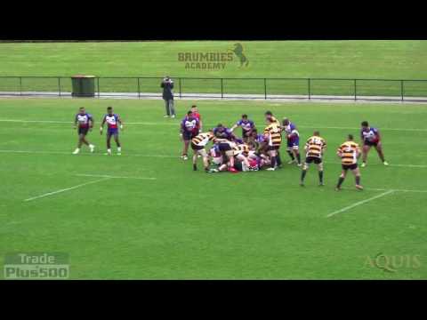 Chris Coyle Ball Carry Improvement 2016 John I Dent Cup ACT Griffins Brumbies 7s