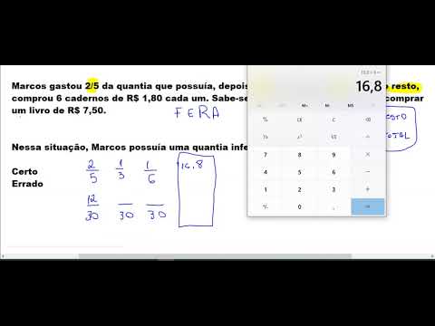 Questão de matemática banca CESPE / CEBRASPE - 2003 - PC-RR - Auxiliar de Perito Criminal