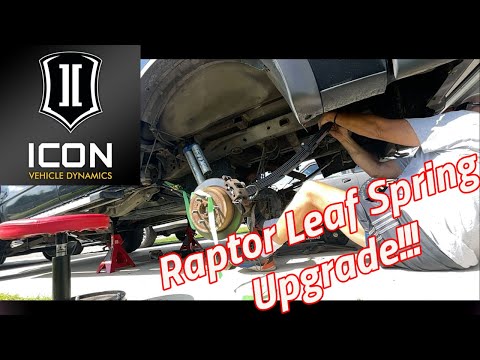 Install And Adjust ICON RXT Leaf Springs On Your Ford Raptor!!!!!