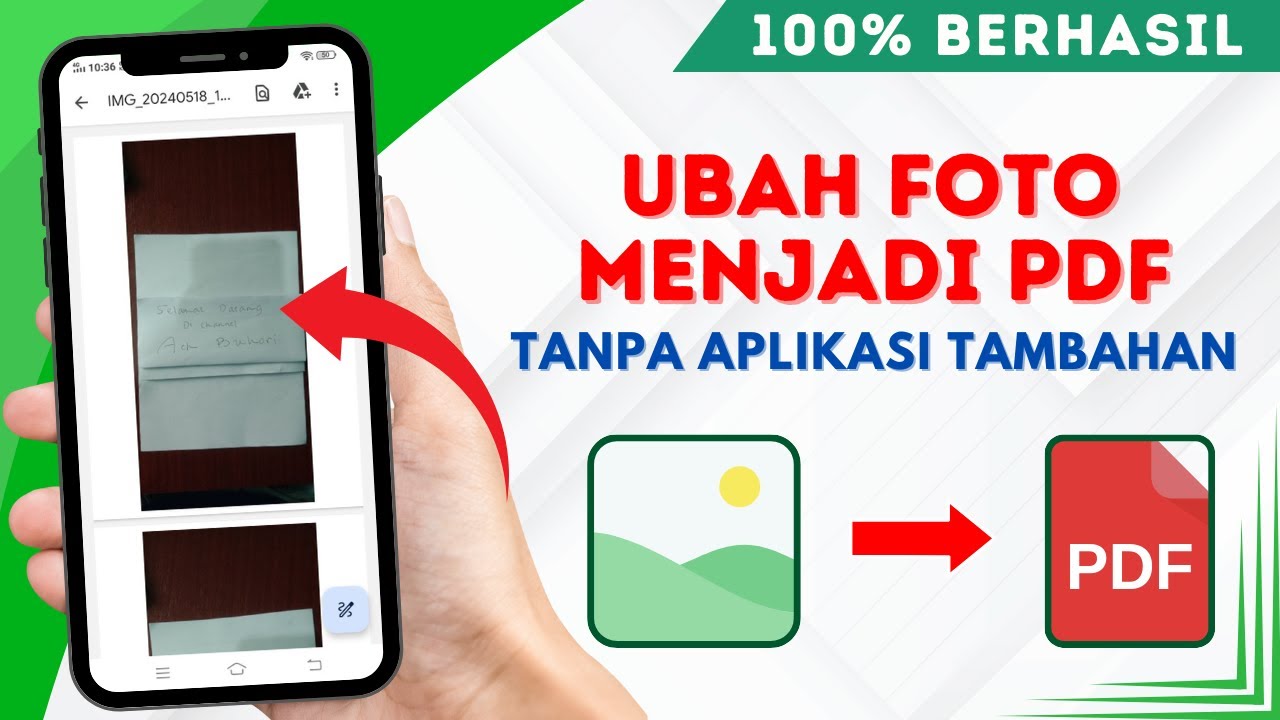 ✅ Terbaru ! Cara Mengubah Foto Menjadi PDF di HP Android Tanpa Aplikasi Tambahan