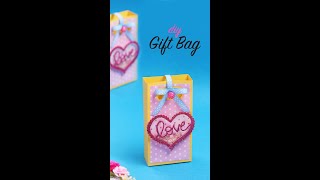 DIY Gift Bag | Valentine Gift Ideas | Valentines Day Gift Ideas | Shaker Gift Bag (1-minute video)