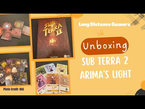 Sub Terra 2 Arima's Light: Unboxing