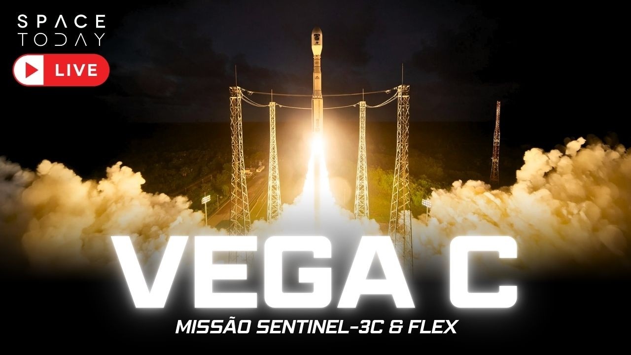 LANÇAMENTO DO FOGUETE VEGA C DA GUIANA FRANCESA !! | MISSÃO SENTINEL-3C & FLEX