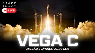 LANÇAMENTO DO FOGUETE VEGA C DA GUIANA FRANCESA !! | MISSÃO SENTINEL-3C & FLEX