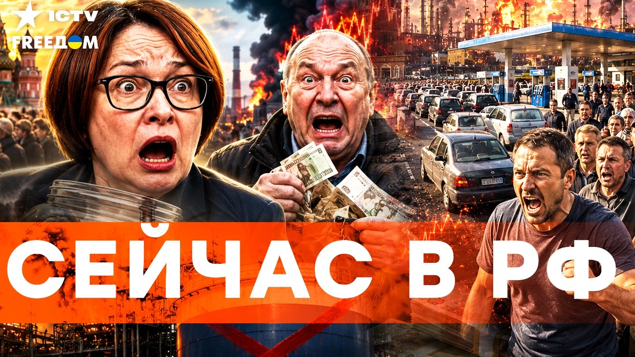 ЖЕСТКИЙ ДЕФИЦИТ! Выехать НЕВОЗМОЖНО. НПЗ в хлам, бензиновая КАТАСТРОФА в РФ