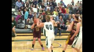 preview picture of video '#5 Big Horn at #2 Tongue River - Girls Basketball - 1/13/12'