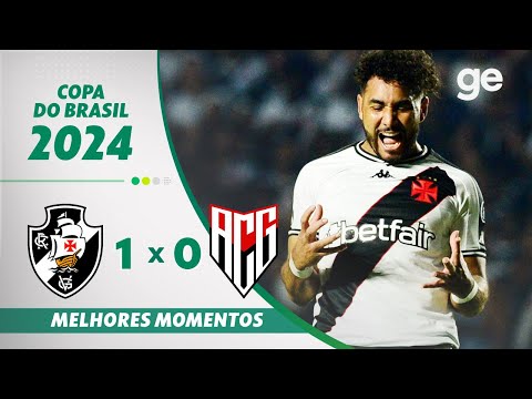 Gols e lances de Vasco da Gama x Atlético-GO